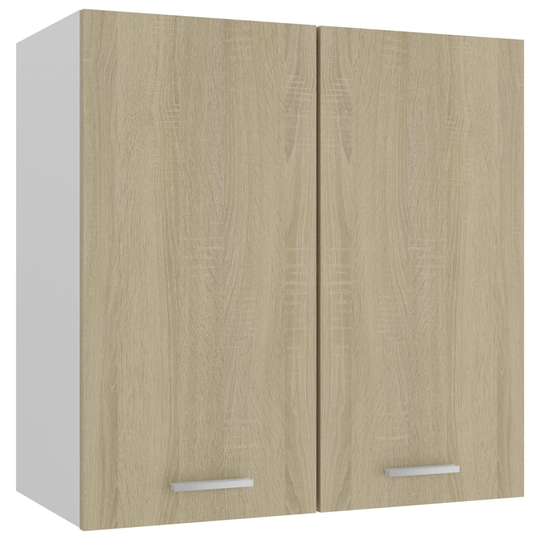 vidaXL Väggskåp sonoma-ek 60x31x60 cm spånskiva