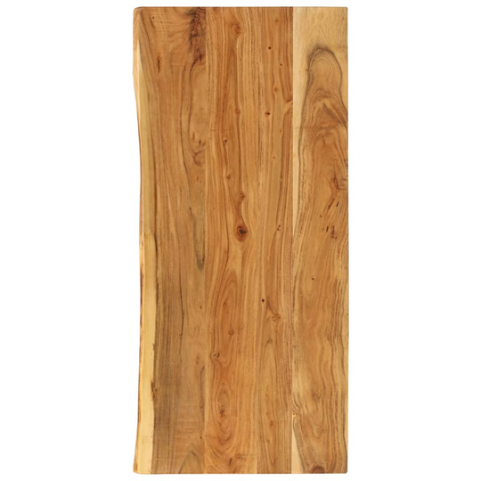 vidaXL Bänkskiva för badrum massivt akaciaträ 140x55x3,8 cm