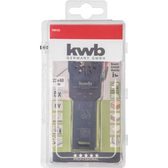 Insticksågbladsats Value Pack 5 delar 22 mm kwb 709153 1 set