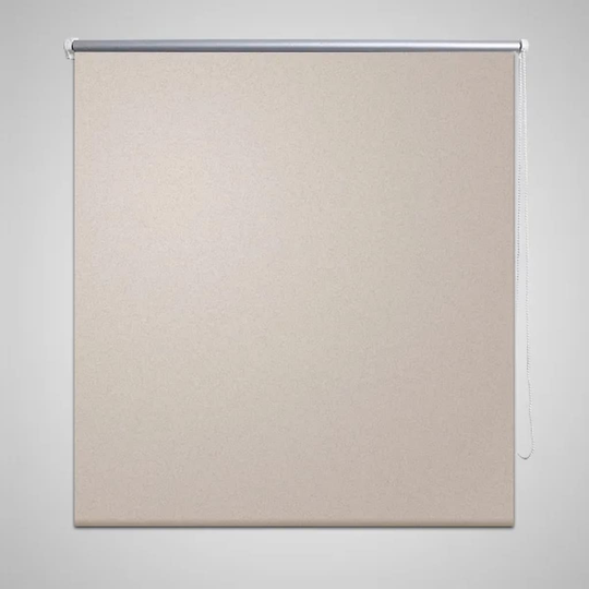 Rullgardin beige 80 x 175 cm mörkläggande