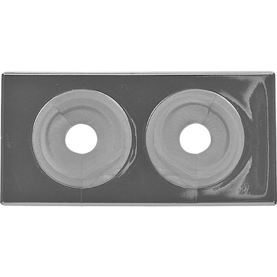 Faluplast 51485 Vulkbricka delbar, dubbel, 12-22 mm Krom