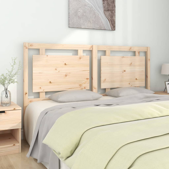 vidaXL Sänggavel 165,5x4x100 cm massiv furu