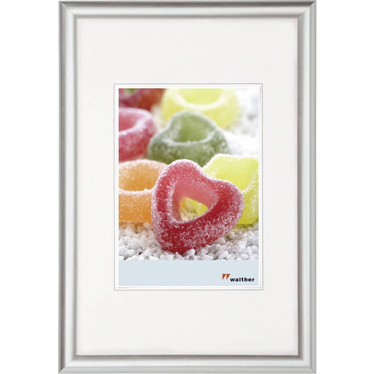 walther+ design Växelram akryl KP045S Pappersformat: 30 x 45 cm Silver