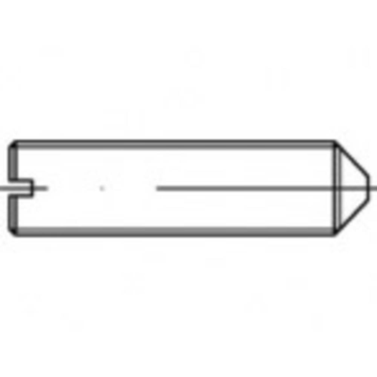 TOOLCRAFT TO-5378283 Gängstift M4 6 mm Rostfritt stål A4 50 st