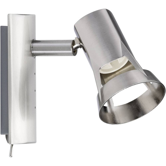 Väggstrålkastare GU10 10 W LED Paulmann Teja 66698 Nickel (satinerat)