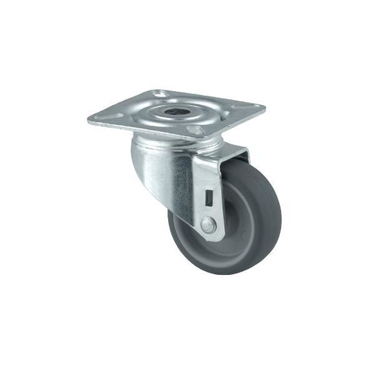 Tente 2470PJI050P40 Länkhjul termogummi, platta 60x60 mm 50 mm