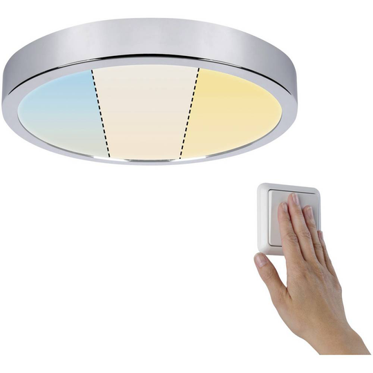 LED-vägglampa 18.00 W Paulmann PAULMANN 78926 Krom