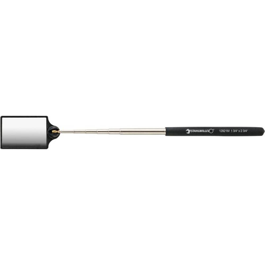 Inspektionsspegel utdragbar Spegelstorlek: (B x H) 70 mm x 45 mm Stahlwille 12921 M 1 3/4 ZOLL / 45MM TELESKOPSPIEGEL. ECKIG