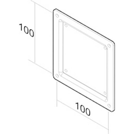 VESA-adapter Passar till följande serie: Universal Neomounts by Newstar Svart