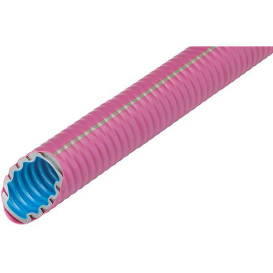 Fränkische Rohrwerke 25612025 FFKuS-EMF105co2ntr25 Korrugerat rör (value.1363853) Magenta 17.4 mm 50 m