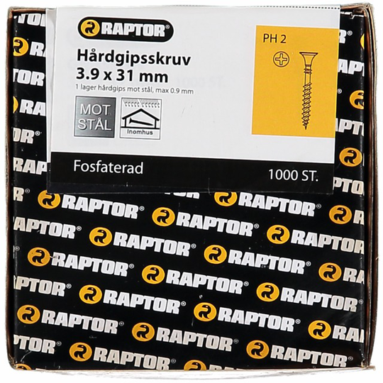 HÅRDGIPSSKRUV 3,9X31 FOS | Beijerbygg Byggmaterial