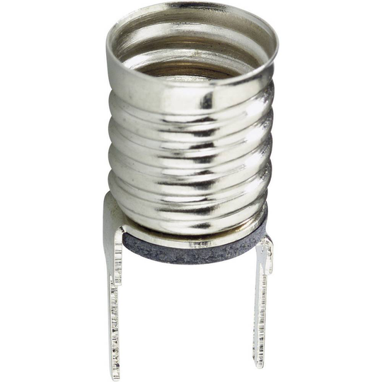 Lampsockel Sockel: E10 Anslutningstyp: Lödstift TRU COMPONENTS 1 st