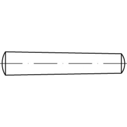 TOOLCRAFT TO-5393634 Konformat stift 2 mm Stål 100 st