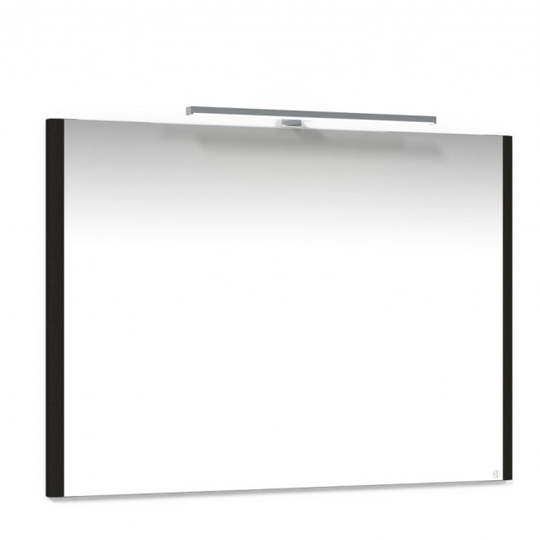 Macro Herat Spegel 1000 - 100 cm Svart Spegel Belysningsram LED