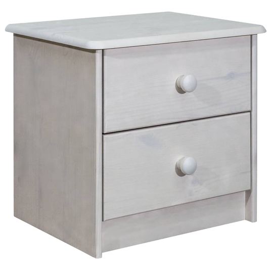 vidaXL Sängbord 43x34x40 cm massiv furu