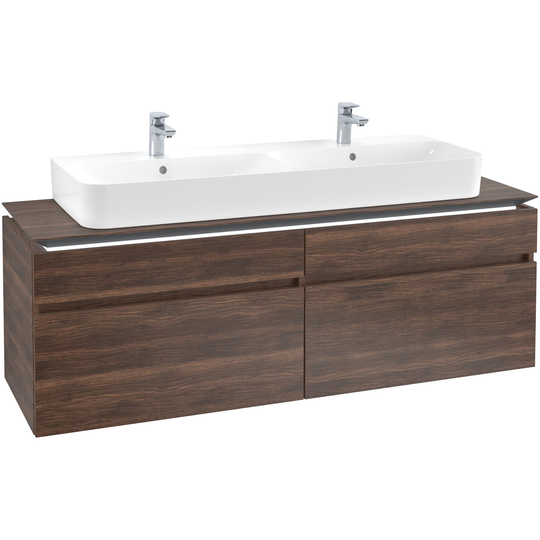 Tvättställsskåp Villeroy & Boch Legato 1600 med 4 Lådor för Dubbeltvättställ