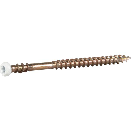 ESSVE 458155 Listskruv 3,9 mm Ø, vitlackerad, TX10 57 mm, 100-pack