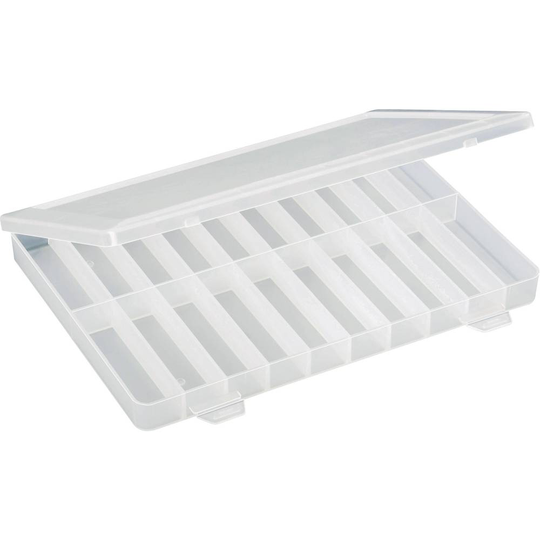 TRU COMPONENTS Låda (L x B x H) 250 x 180 x 24 mm Antal fack: 20 fast underavdelning