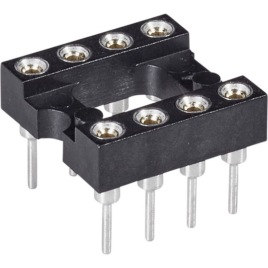 IC-sockel Rastermått: 7.62 mm, 2.54 mm Antal poler: 28 Precisions-kontakt 1 st