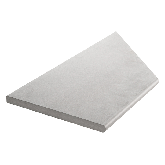 Klinker Bricmate Z Limestone Light Grey Pool Inner Corner Left 30x60 cm