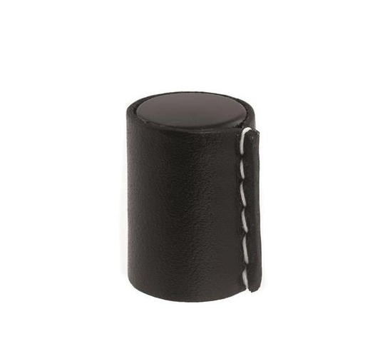 Linfalk Knopp Mattsvart / Svart Läder 0132-17-2525L