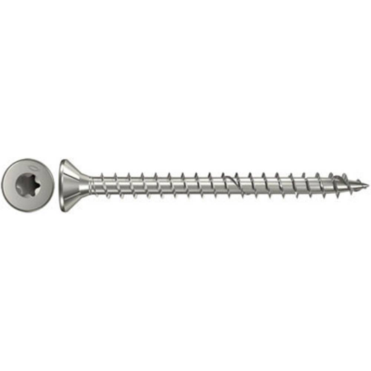 Fischer 657276 Skruvar med försänkt huvud 4 mm 20 mm Sexkkant galvaniskt förzinkad 200 st