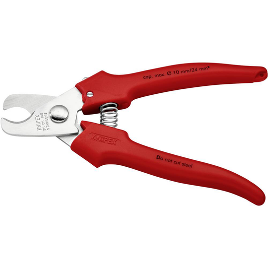 Knipex 95 05 165 Kabelavbitare Lämplig för Aluminium- och kopparkablar, enkel- och flertrådig 10 mm 24 mm² 3