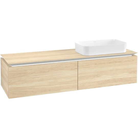 Tvättställsskåp Villeroy & Boch Legato Kompakt 1600 med 2 Lådor för Ocentrerat Ytmonterat Tvättställ från Finion