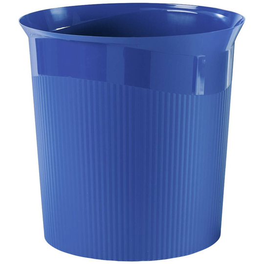 HAN Papperskorg Re-LOOP 18148-914 13 l (Ø x H) 288 mm x 287 mm Plast att återvinna Blå 1 st