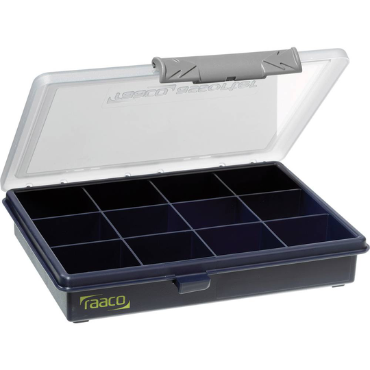 raaco Assorter 6-12 Låda (L x B x H) 175 x 143 x 32 mm Antal fack: 12 fast underavdelning
