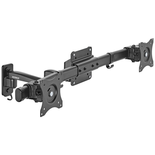 SpeaKa Professional SP-TVM-512 2x Monitor-väggfäste 33,0 cm (13) - 68,6 cm (27) Vridbar