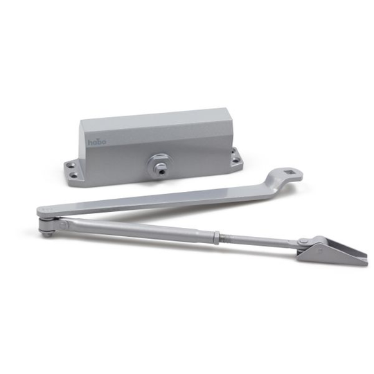 Habo 1604 Dörrstängare för dörrbredd 820-1100 mm