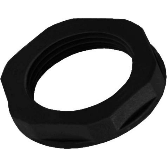 Låsmutter 4897040300 M25 Plast Svart Fränkische Rohrwerke NTPA-M25B 10 st
