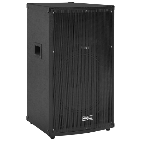 vidaXL Passiv PA-högtalare 1200 W svart 43x43x75cm