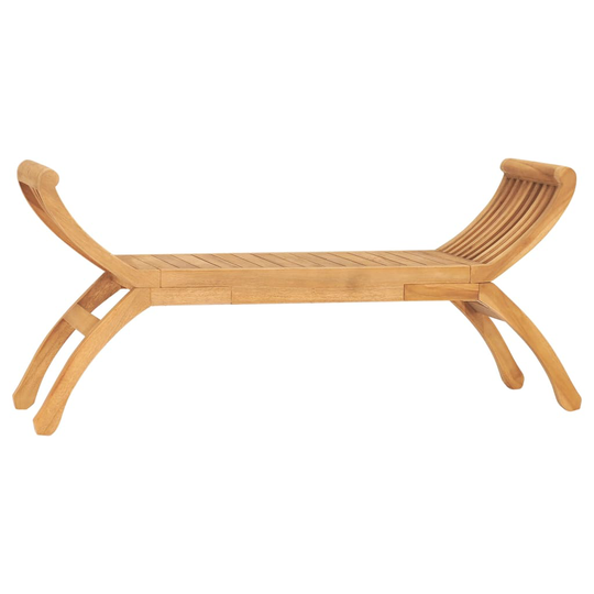 vidaXL Trädgårdsbänk 120 cm massiv teak