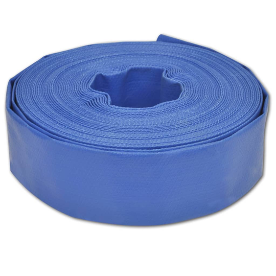 vidaXL Platt slang 100 m 2" PVC