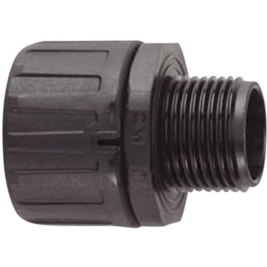 HellermannTyton 166-21022 HG13-S-M12 Slangskruvlåsning Svart M12 9.80 mm Rak 1 st