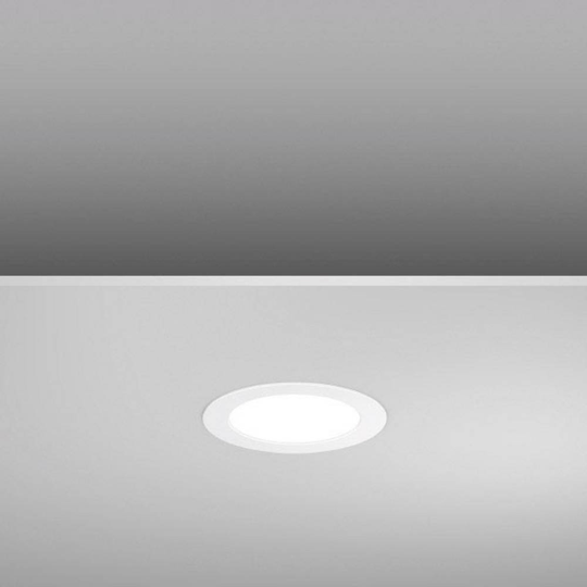 LED-panel infälld LED EEK: beroende av ljuskälla RZB Toledo Flat LED/9W-3000K D19 901452.002 Vit