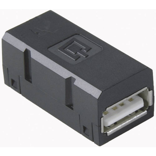 USB 2.0-anslutning 1401U00812KI Koppling rak 1401U00812KI A-uttag på A-uttag Metz Connect Innehåll: 1 st