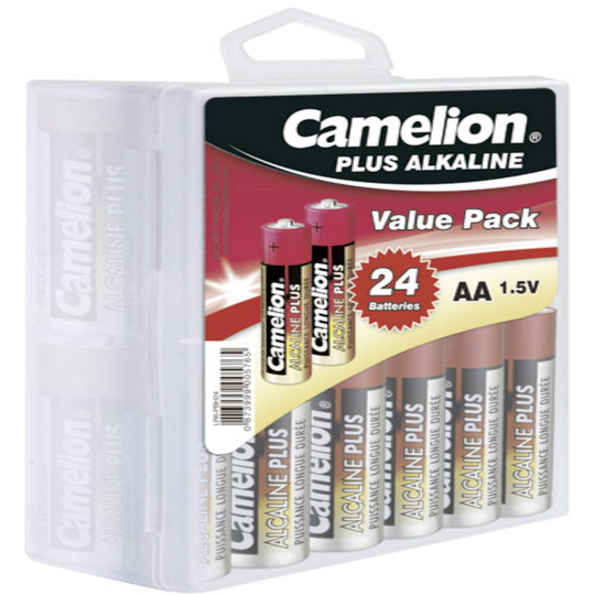 Batteri AA (R6) Alkaliskt Camelion Plus LR06 2800 mAh 1.5 V 24 st