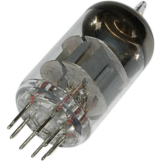 ECC 88 = 6 DJ 8 = 6922 Elektronrör Dubbeltriod 90 V 15 mA Antal poler: 9 Lampsockel: Noval Innehåll 1 st