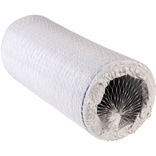 Flexibel spiralslang Plast (Ø x L) 12.7 cm x 6 m Wallair N52856 Vit