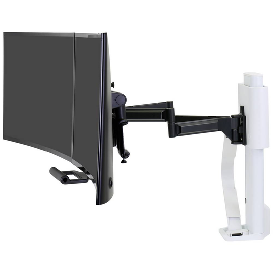 Ergotron TRACE™ 2x Monitor bordsfäste 53,3 cm (21) - 68,6 cm (27) Vridbar, Justerbar i höjd, Tiltbar, Svängbar