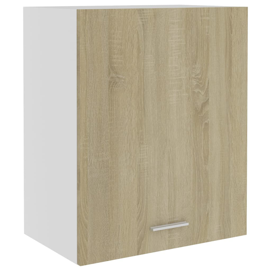 vidaXL Väggskåp sonoma-ek 50x31x60 cm spånskiva
