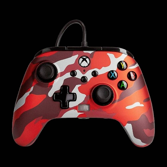 Handkontroll Xbox Series S, Xbox Series X PowerA Xbox Metallic Red Camo