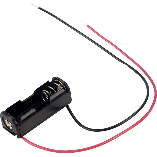 TRU COMPONENTS BH-511-4A Batterihållare 1x R1 (N) Kabel