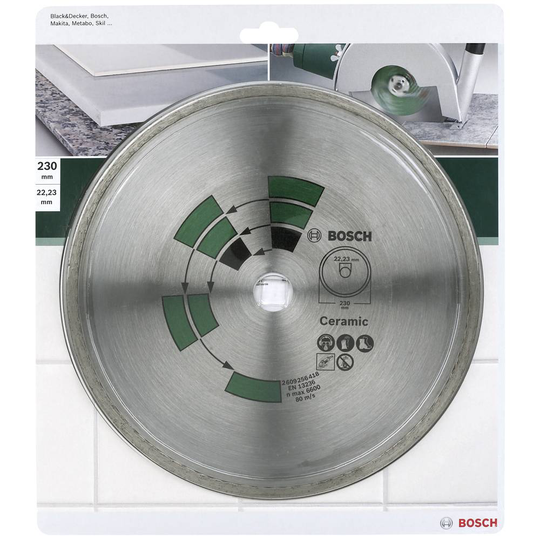 Diamantkapskiva, kakel Bosch Accessories 2609256416 Diameter 115 mm Inner-Ø 22 mm 1 st