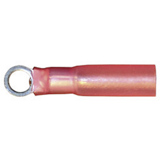 Vogt Verbindungstechnik 3608ah Ringkabelsko med krympslang Tvärsnitt (max.)=1 mm² Hål-Ø=3.7 mm Delisolerad Röd 1 st