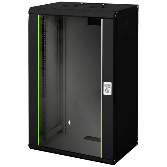 Digitus DN-19 20-U-SW 19 väggskåp (B x H x D) 600 x 998 x 450 mm 20 U Svart (RAL 9005)
