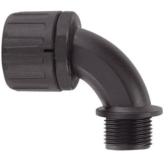 HellermannTyton 166-22201 HG13-90-M16 Slangskruvlåsning Svart M16 9.80 mm 1 st